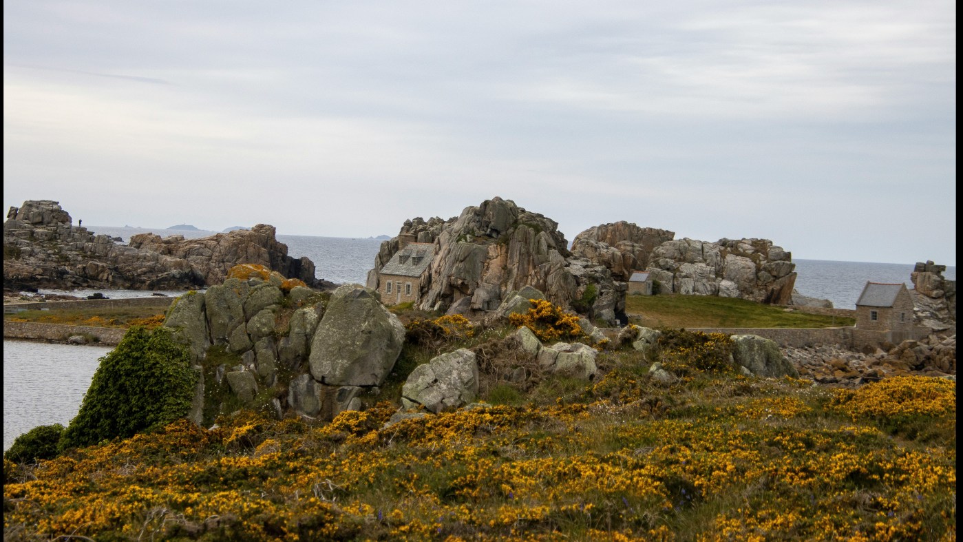 Bretagne, France. La fée de l'île de Loc'h.